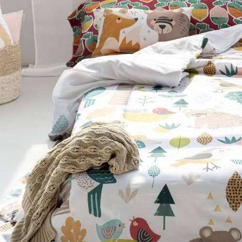Set pokrivača za poplun HappyFriday Moshi Moshi Harvestwood Pisana Krevet od 80/90 2 Dijelovi Cijena