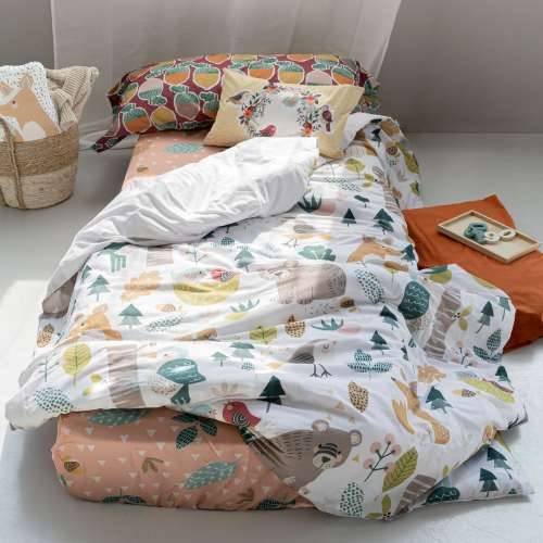 Set pokrivača za poplun HappyFriday Moshi Moshi Harvestwood Pisana Krevet od 80/90 2 Dijelovi Cijena