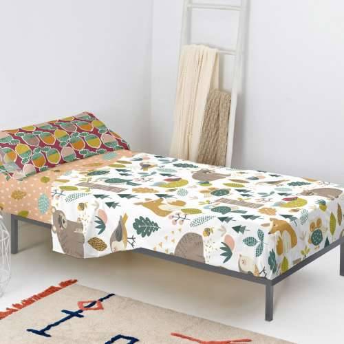 Set posteljine HappyFriday Moshi Moshi Harvestwood Pisana Krevet od 80/90 2 Dijelovi Cijena