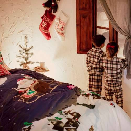 Set pokrivača za poplun HappyFriday XMAS Pisana Krevet od 80/90 2 Dijelovi Cijena