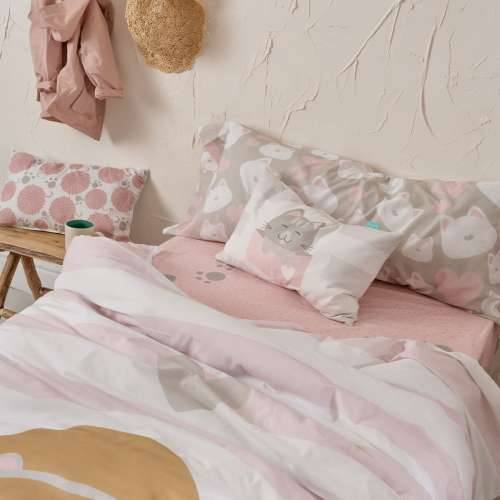 Set pokrivača za poplun HappyFriday Happynois Kitty Pisana Krevet od 105 2 Dijelovi Cijena