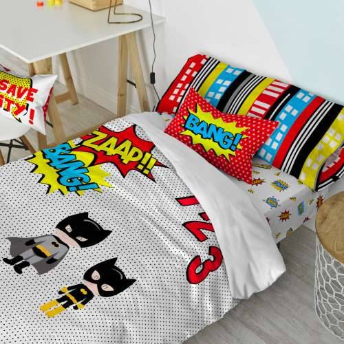 Set pokrivača za poplun HappyFriday Mr Fox Bat Pisana Krevet od 80/90 2 Dijelovi Cijena
