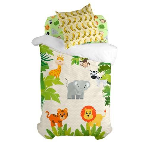 Set pokrivača za poplun HappyFriday Mr Fox Wild Pisana Krevet od 80 2 Dijelovi Cijena