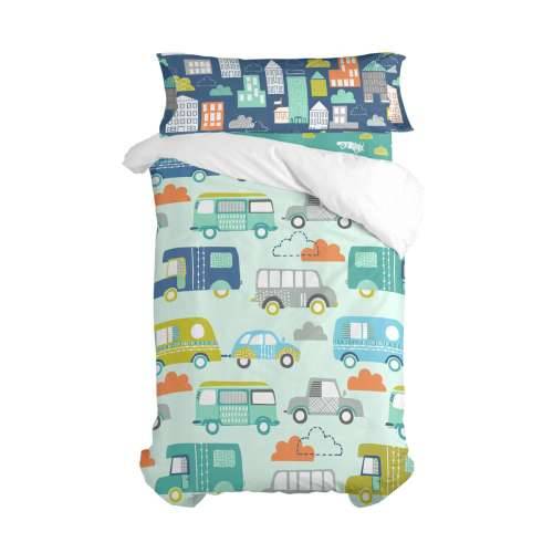 Set pokrivača za poplun HappyFriday Moshi Moshi Holidays Pisana Krevet od 105 2 Dijelovi Cijena