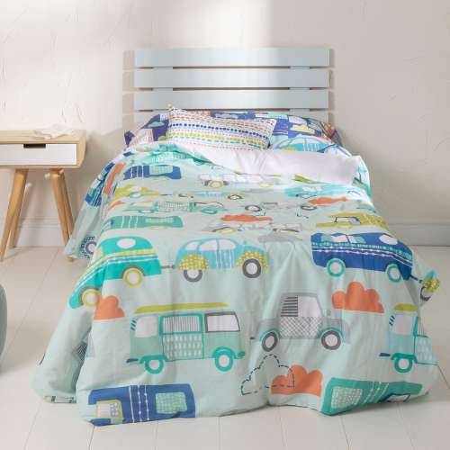 Set pokrivača za poplun HappyFriday Moshi Moshi Holidays Pisana Krevet od 105 2 Dijelovi Cijena