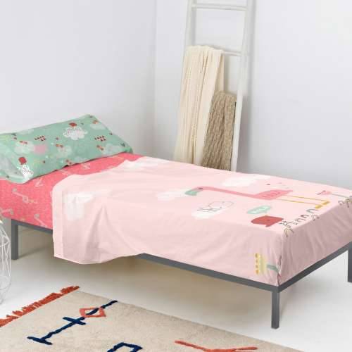 Set posteljine HappyFriday Moshi Moshi Hola Pisana Krevet od 105 2 Dijelovi Cijena