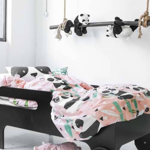 Set pokrivača za poplun HappyFriday Moshi Moshi Panda Garden Roza Krevet od 105 2 Dijelovi Cijena