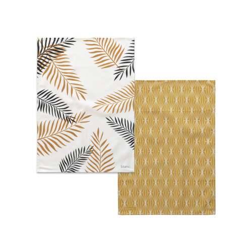 Kuhinjska Krpa HappyFriday Blanc Foliage Pisana 70 x 50 cm (2 kom.) Cijena
