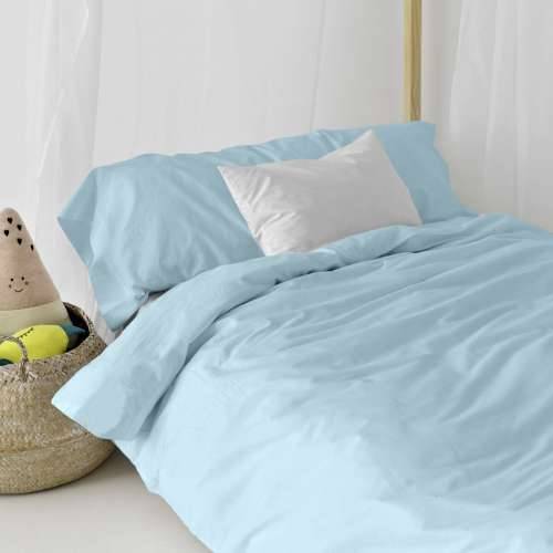 Set pokrivača za poplun HappyFriday Basic Kids Plava Krevet od 105 2 Dijelovi Cijena