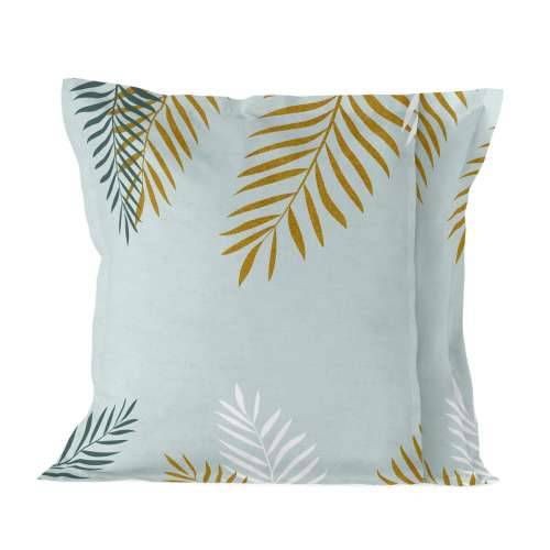 Jastučnica HappyFriday Blanc Foliage Mint Pisana 80 x 80 cm Cijena