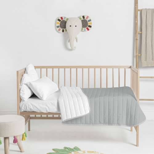prekrivač HappyFriday Basic Kids Dash Siva 100 x 130 cm Cijena
