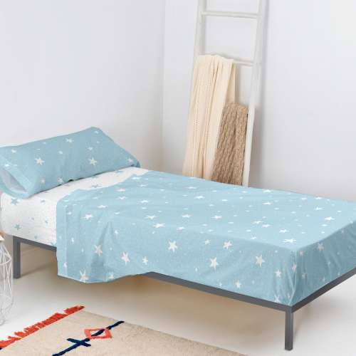 Set posteljine HappyFriday Basic Kids Little star Plava Krevet od 80/90 2 Dijelovi Cijena