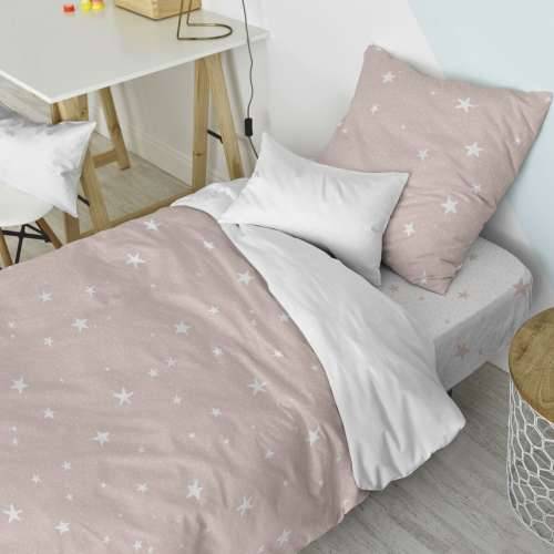 Set pokrivača za poplun HappyFriday Basic Kids Roza Krevet od 80 2 Dijelovi Cijena