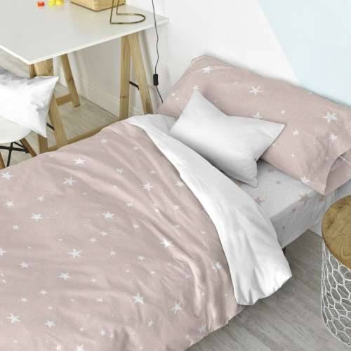 Set pokrivača za poplun HappyFriday Basic Kids Roza Krevet od 105 2 Dijelovi Cijena