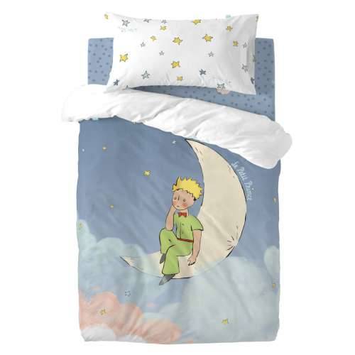 Set pokrivača za poplun HappyFriday Le Petit Prince La Lune Pisana Dječji krevetić 2 Dijelovi Cijena