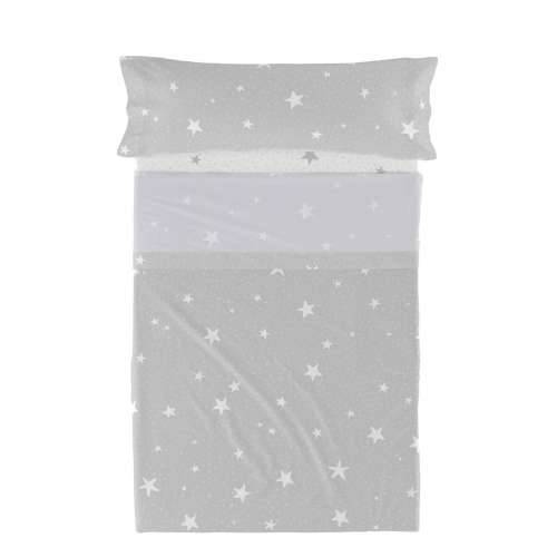 Set posteljine HappyFriday Basic Kids Little star Siva Krevet od 80/90 2 Dijelovi Cijena