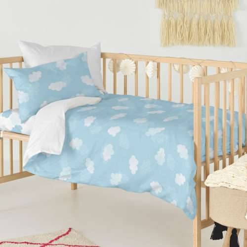 Set pokrivača za poplun HappyFriday Basic Kids Plava Dječji krevetić 2 Dijelovi Cijena