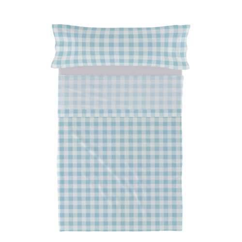 Set posteljine HappyFriday Basic Kids Vichy Plava Krevet od 80/90 2 Dijelovi Cijena