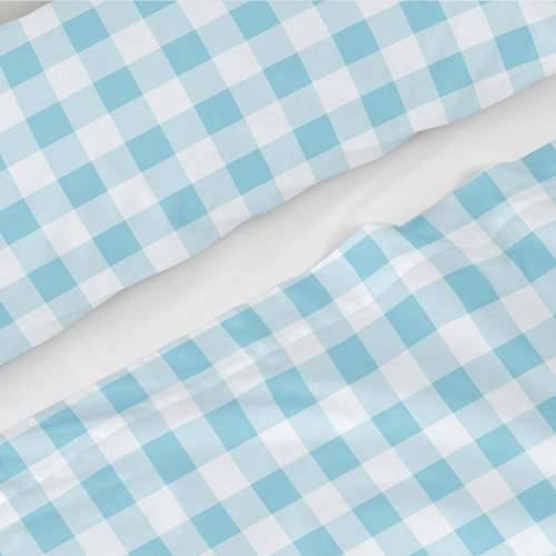 Set posteljine HappyFriday Basic Kids Vichy Plava Krevet od 80/90 2 Dijelovi Cijena