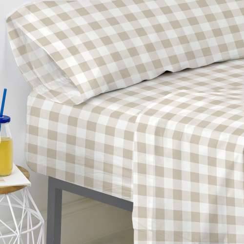 Podesiva plahta HappyFriday Basic Kids Bež 90 x 200 x 32 cm Vichy Cijena