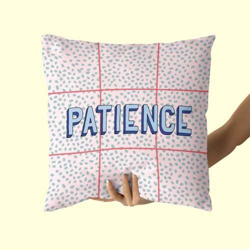 Jastučnica HappyFriday Aware Patience Pisana 50 x 50 cm 2 Dijelovi Cijena