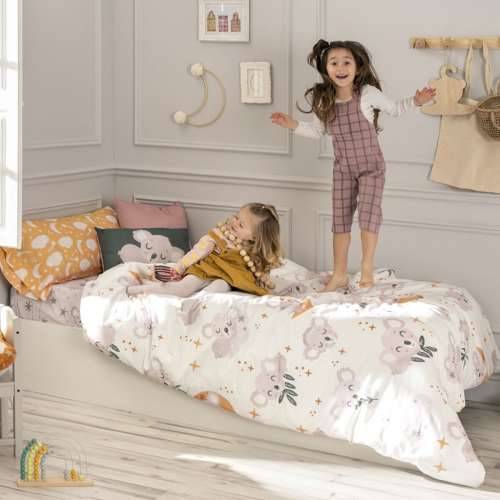 Set pokrivača za poplun HappyFriday Moshi Moshi Baby Koala Pisana Krevet od 105 2 Dijelovi Cijena