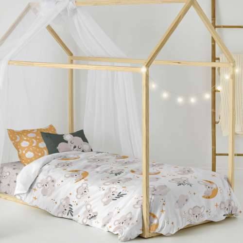 Set pokrivača za poplun HappyFriday Moshi Moshi Baby Koala Pisana Krevet od 80 2 Dijelovi Cijena