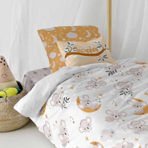 Set pokrivača za poplun HappyFriday Moshi Moshi Baby Koala Pisana Krevet od 80 2 Dijelovi Cijena