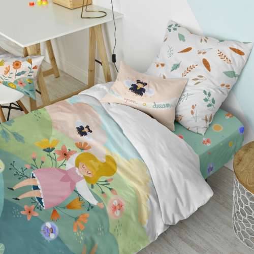 Set pokrivača za poplun HappyFriday Mr Fox Dreaming   Pisana Krevet od 80 2 Dijelovi Cijena