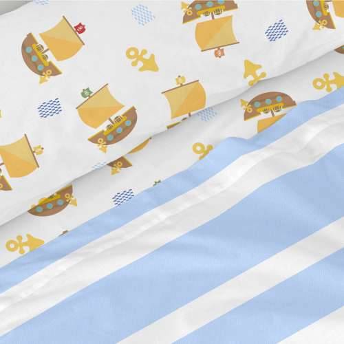 Set posteljine HappyFriday Happynois Pirate Ship Pisana Krevet od 105 2 Dijelovi Cijena