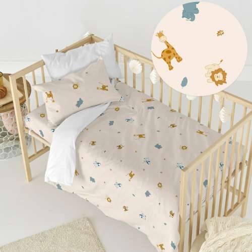 Set pokrivača za poplun HappyFriday Mini Animals Pisana Dječji krevetić 2 Dijelovi Cijena