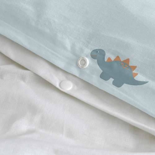 Set pokrivača za poplun HappyFriday Mini dinosaur Pisana Krevet od 80 2 Dijelovi Cijena