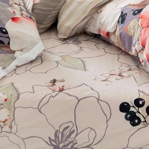 Podesiva plahta HappyFriday White peonies Pisana 180 x 200 x 32 cm Cijena