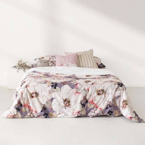 Nordijska navlaka HappyFriday White Peonies Pisana 240 x 220 cm Cijena