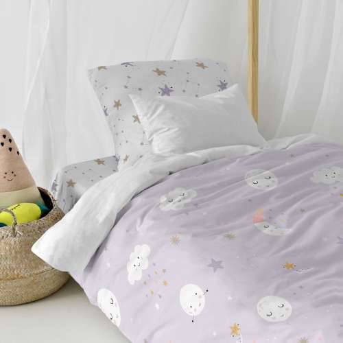 Set pokrivača za poplun HappyFriday Moshi Moshi Moons Pisana Krevet od 80 2 Dijelovi Cijena