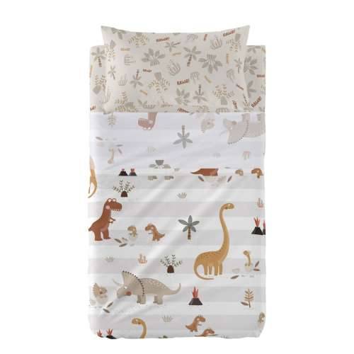 Set posteljine HappyFriday Moshi Moshi Dino family  Pisana Dječji krevetić 2 Dijelovi Cijena