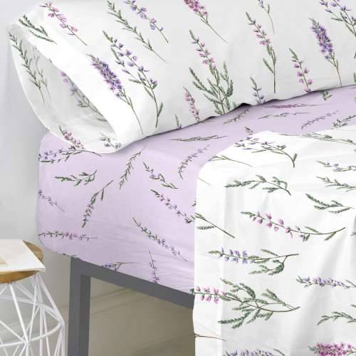 Donji podmetač HappyFriday Lavanda Pisana 160 x 200 x 32 cm Cijena
