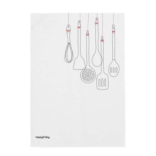 Kuhinjska Krpa HappyFriday Cutlery Pisana 70 x 50 cm (2 kom.) Cijena
