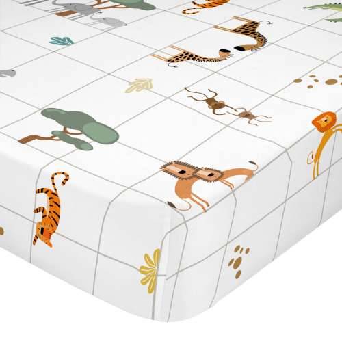 Podesiva plahta HappyFriday Mini savanna Pisana 105 x 200 x 32 cm Cijena