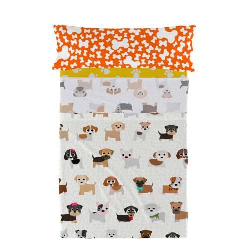Set posteljine HappyFriday Mr Fox Dogs Pisana Krevet od 80/90 2 Dijelovi Cijena