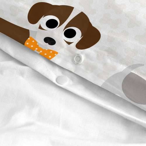 Set pokrivača za poplun HappyFriday Mr Fox Dogs Pisana Krevet od 105 2 Dijelovi Cijena