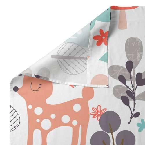 Set posteljine HappyFriday Moshi Moshi Woodland Pisana Dječji krevetić 2 Dijelovi Cijena