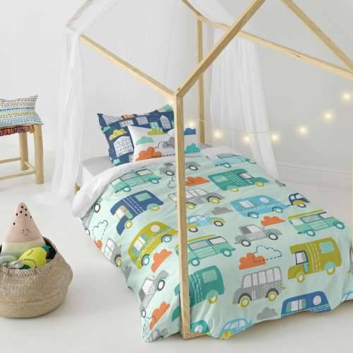 Set pokrivača za poplun HappyFriday Moshi Moshi Holidays Pisana Krevet od 80 2 Dijelovi Cijena
