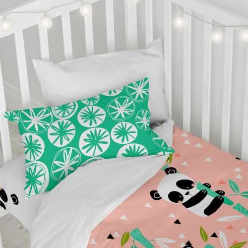 Set pokrivača za poplun HappyFriday Moshi Moshi Panda Garden Roza Dječji krevetić 2 Dijelovi Cijena