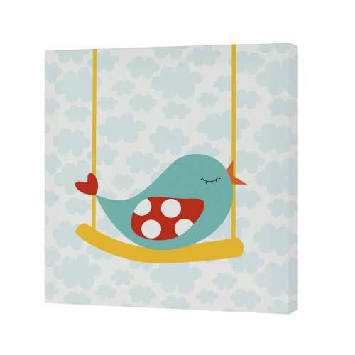 Platno HappyFriday Mr Fox Little birds Pisana 27 x 27 cm Cijena