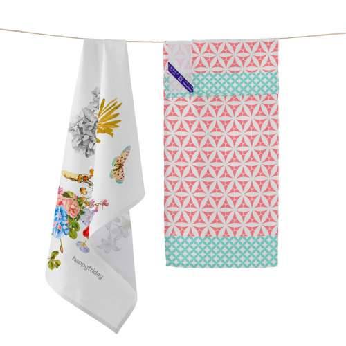 Kuhinjska Krpa HappyFriday Floral Branch Pisana 70 x 50 cm (2 kom.) Cijena