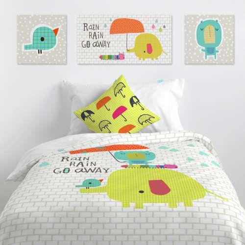 Platno HappyFriday Baleno Teen Drops Pisana 27 x 27 cm Cijena