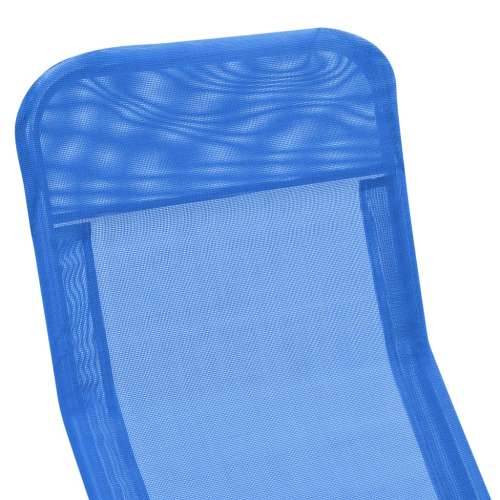 Sklopive ležaljke za sunčanje od tekstilena 2 kom plave Cijena