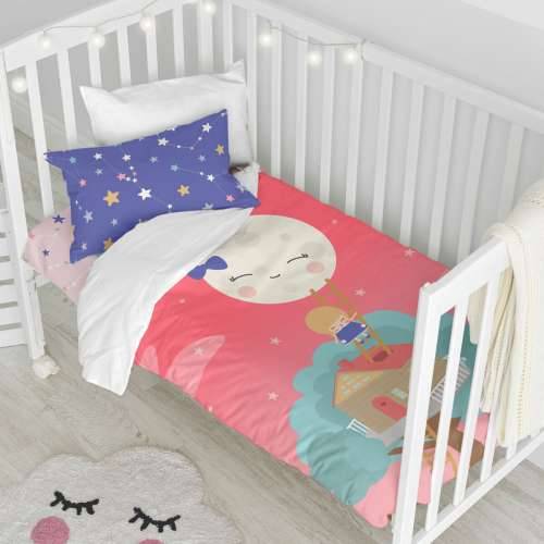 Set pokrivača za poplun HappyFriday Happynois Moon Dream Pisana Dječji krevetić 2 Dijelovi Cijena
