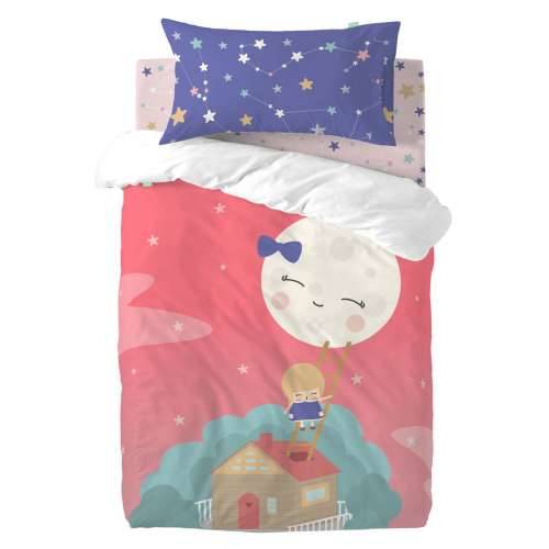 Set pokrivača za poplun HappyFriday Happynois Moon Dream Pisana Dječji krevetić 2 Dijelovi Cijena